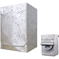 Wuudi Funda para Lavadora- Cubierta de Lavadora para Proteger el Lavadora contra el Viento- la Lluvia y el Sol.